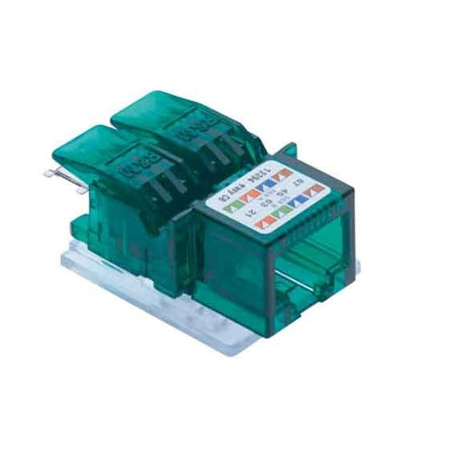 R&M CAT 6 I/O Green for Face Plate-R810597 (Pack of 5)