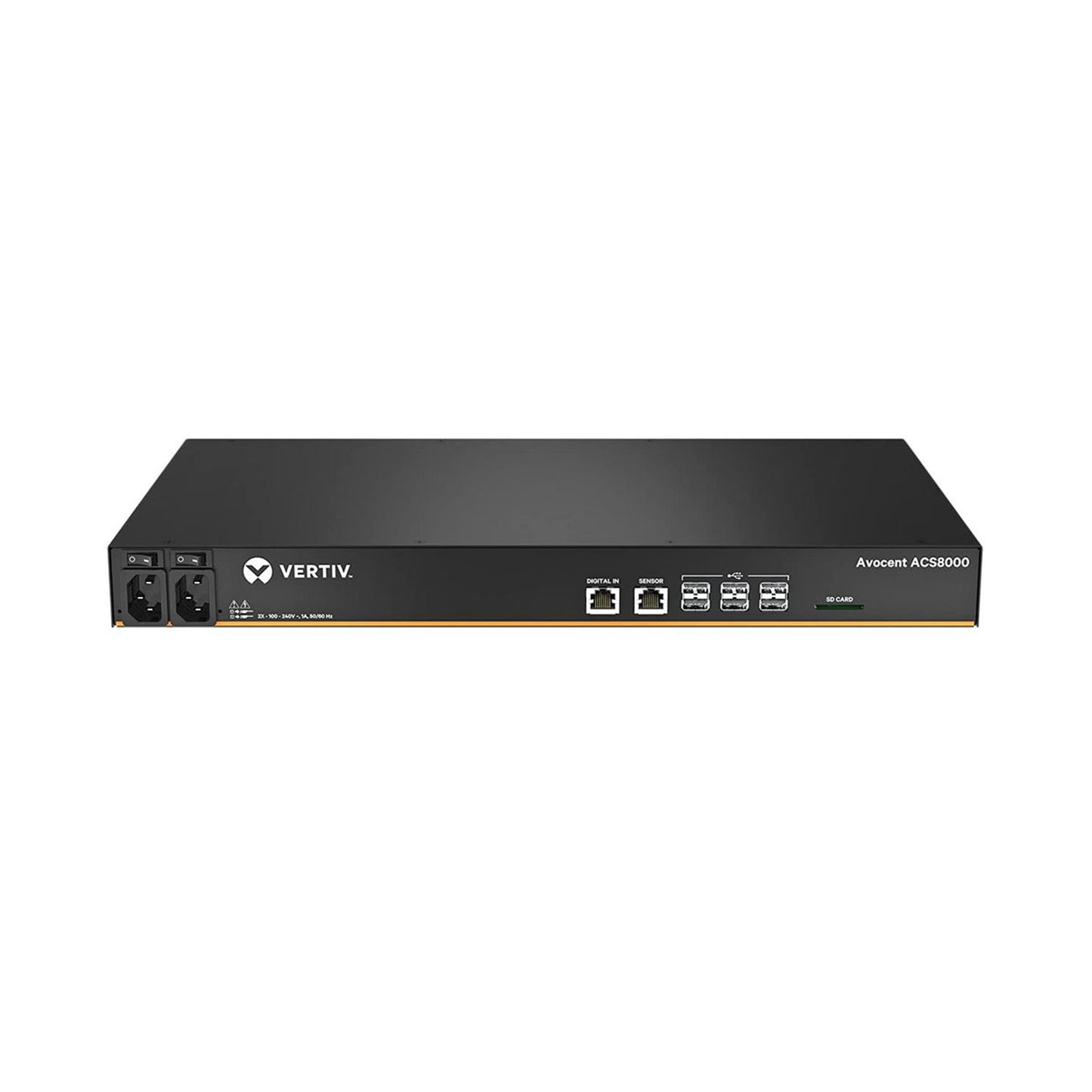 Vertiv ACS8016DAC-404 16-port Console System With Dual AC power supply