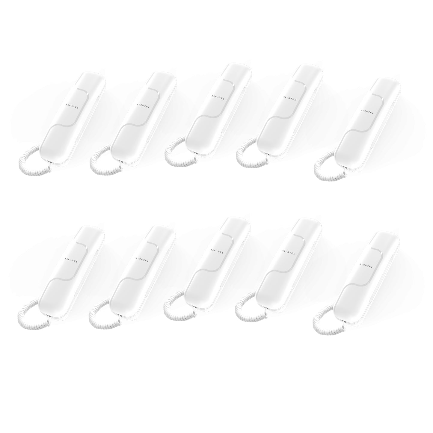 Alcatel T06 Wall Mount Corded Landline Phone White (Pack Of 10)