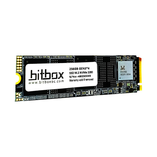 BitStor by BitBox 256GB SSD M.2 NVME 2280 PCI Express Gen3 & Gen4 for Laptop, Desktop