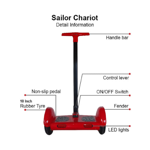 Chariot 1 Self Balancing Mini Segway-BATTBOT with 6 Months Warranty