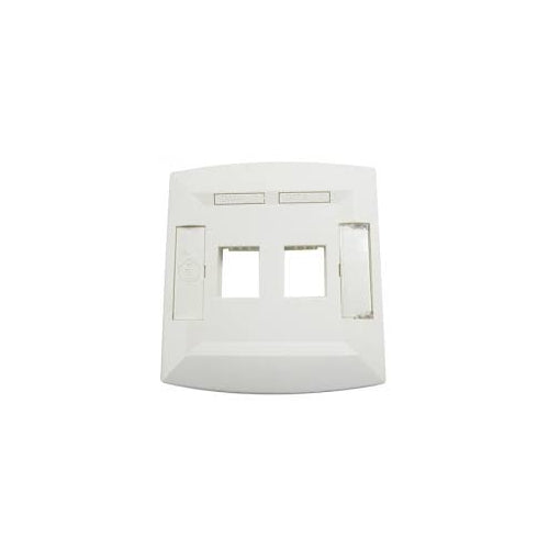 Molex Face Plate Dual Port White WSY-00013-02 (Pack Of 10)