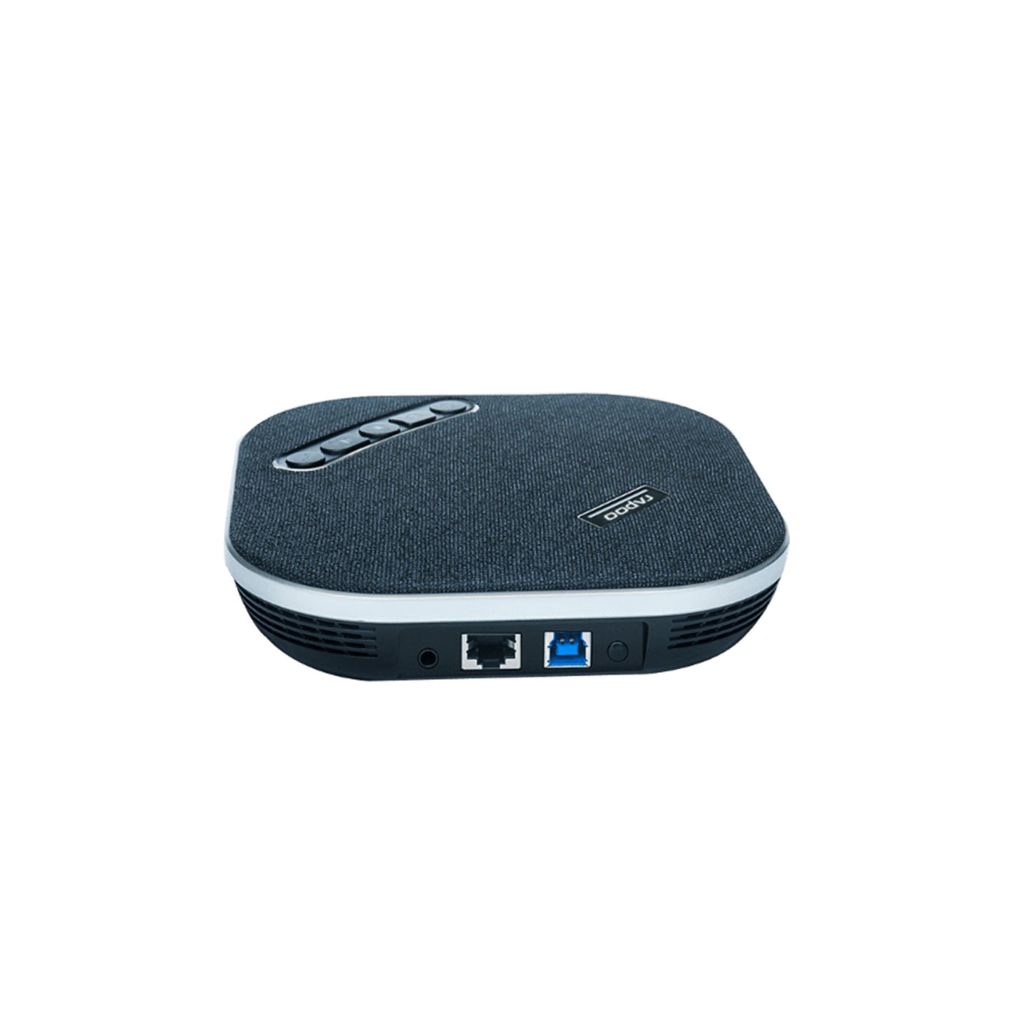 Rapoo CM600EX USB Omnidirectional SpeakerPhone For Conference Room and Meeting Room, 5-8M 360 degrees pickup radios for Zoom/Skype/Teams, Conferencing and Video Calls