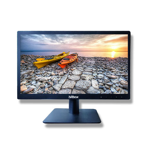 Bitview by BitBox 23.8 (60.45cm) inch 1920x1080 Pixels IPS Full HD Monitor Speaker with VGA, HDMI, DP Port, Wall Mountable