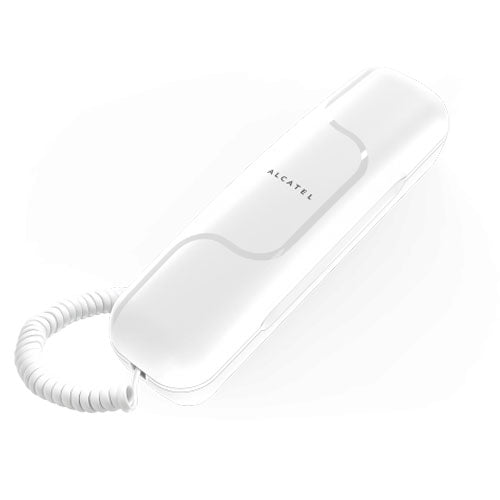 अल्काटेल T06 वॉल माउंट कॉर्डेड लैंडलाइन फोन (सफ़ेद)