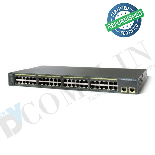 Refurbished Cisco WS-C2960-48TT-L Switch