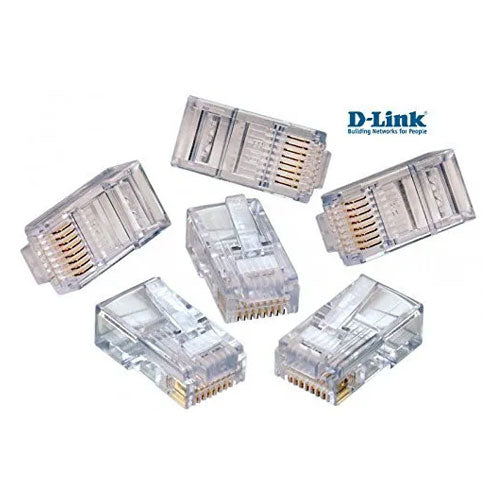 D-Link RJ45 Connectors (Pack of 100)