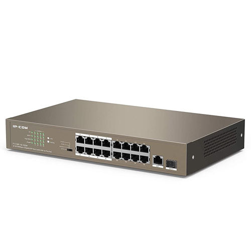 IP-COM F1118P-16-150W- 16 10/100Mbps +1 Gigabit/SFP Slots Switch With 16-Port PoE
