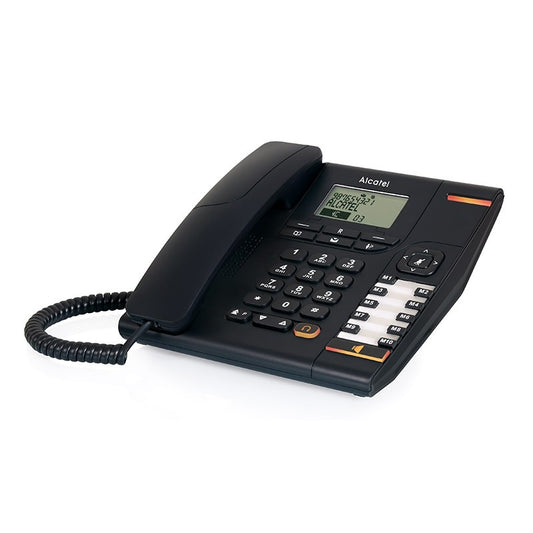 अल्काटेल टेम्पोरिस 880 कॉर्डेड लैंडलाइन फोन (काला)